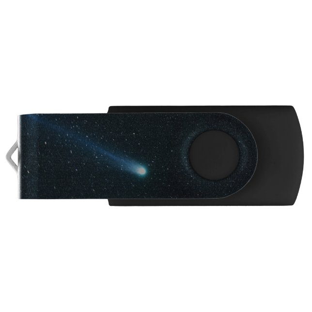 Comet in Night Sky USB Flash Drive (Back)