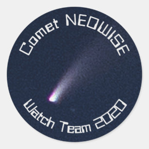 Comet NEOWISE Watch Team 2020 Classic Round Sticker