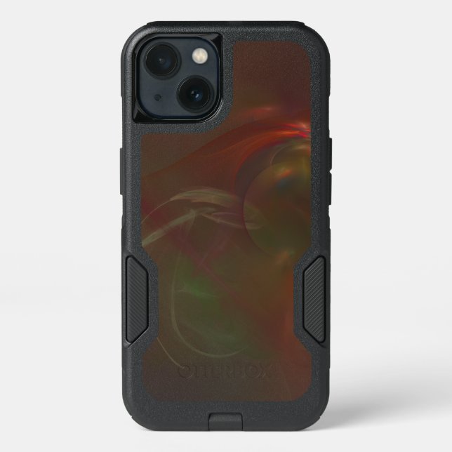 Comet of the Wolf abstract art  Otterbox iPhone Case (Back)