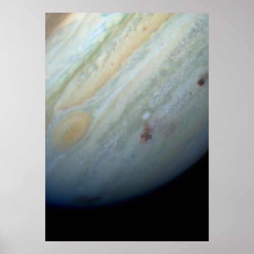 Comet PShoemaker_Levy 9 Bombards Jupiter Poster
