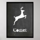 Comet Poster<br><div class="desc">One of Santa Claus' reindeer.</div>