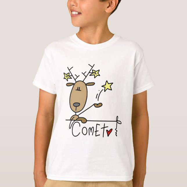 Comet Reindeer Tshirts and Gifts (Front)