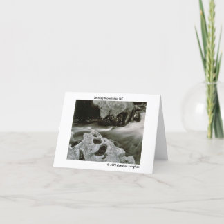 comet rocks 74, Smokey Mountains, NC,  1974 Ca... Card