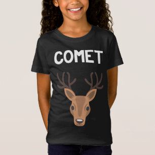 Comet Santa Reindeer Matching Family Group Christm T-Shirt