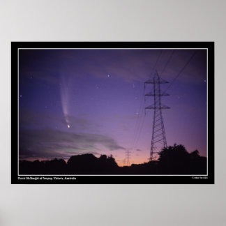 Comet & the Power Lines Poster