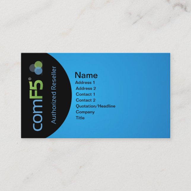 comF5 Business Card 1 (Front)