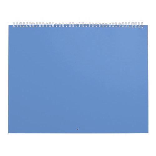 Comflower Blue 6B95D0 Cold Purple Calendar