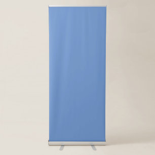 Comflower Blue #6B95D0, Cold Purple Retractable Banner