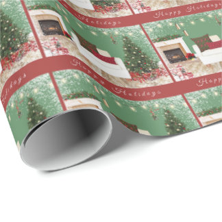 Comfort and Joy Armchair Wrapping Paper