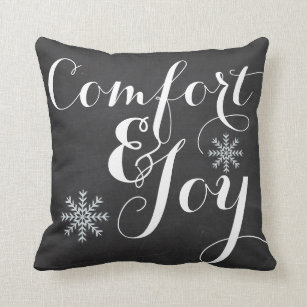 Comfort Typography Pillows Decorative Throw Pillows Zazzle