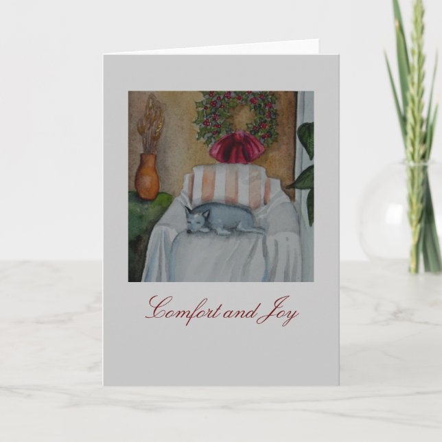 Comfort and Joy Holiday Card (Front)