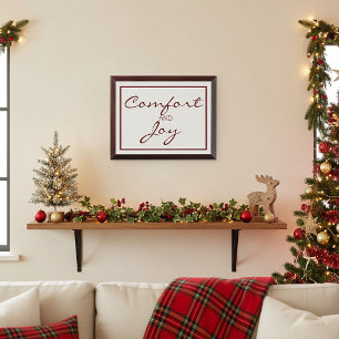 Comfort and Joy Plaque