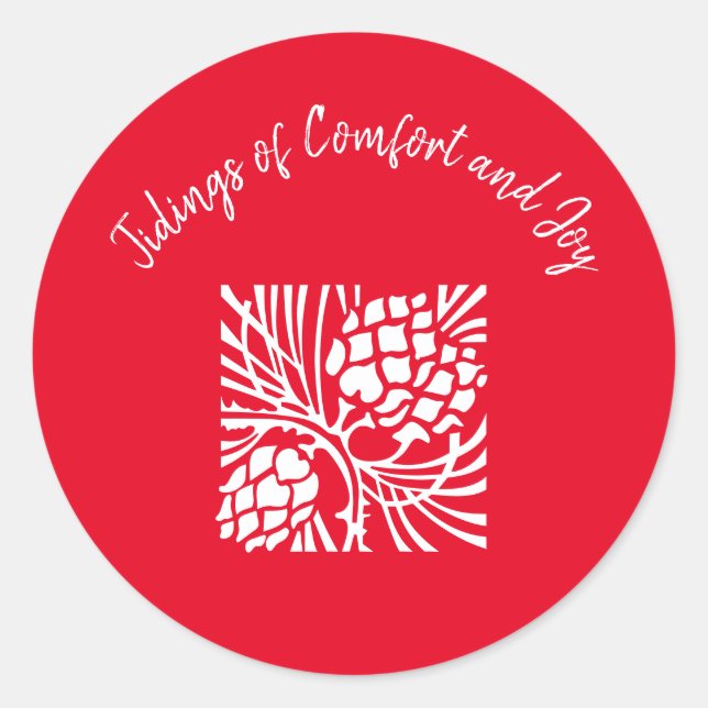 Comfort and Joy Stickers (Front)