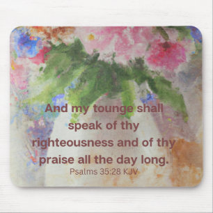 Comfort Bible quote Mouse Pad