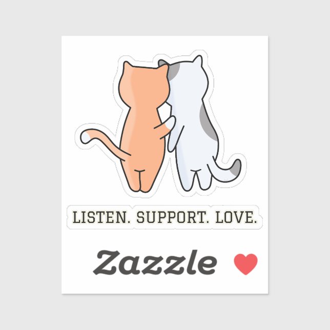 Comfort Cats | Tote Bag Sticker (Sheet)