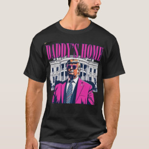 Comfort Colors® Pink Daddy's Home Shirt, President T-Shirt