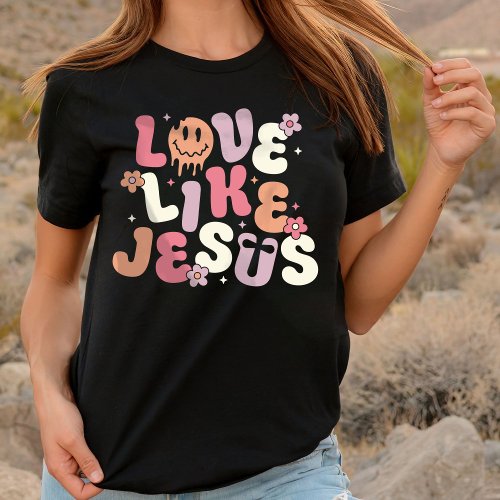 Comfort Colors Trendy Shir Love Like Jesus T_Shirt