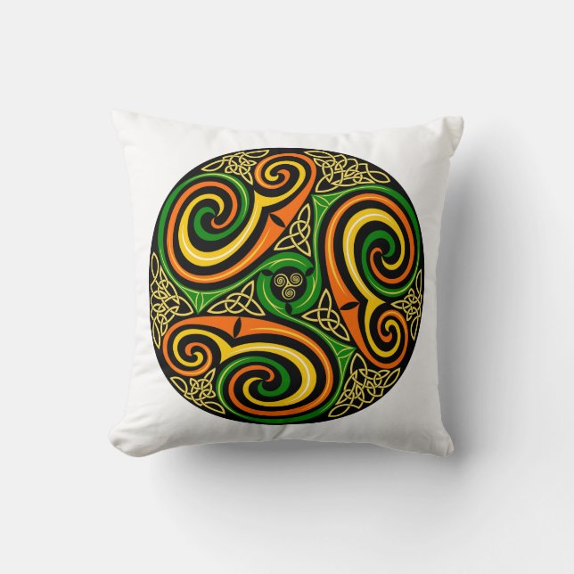 Comfort in Every Corner Throw Pillow (Front)