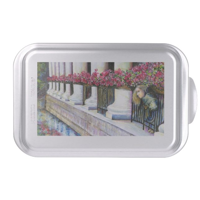 Comfort is the Enemy of Progress Cake Pan (Front)