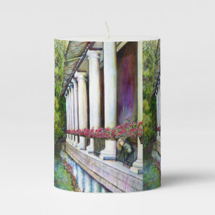 Comfort is the Enemy of Progress Pillar Candle