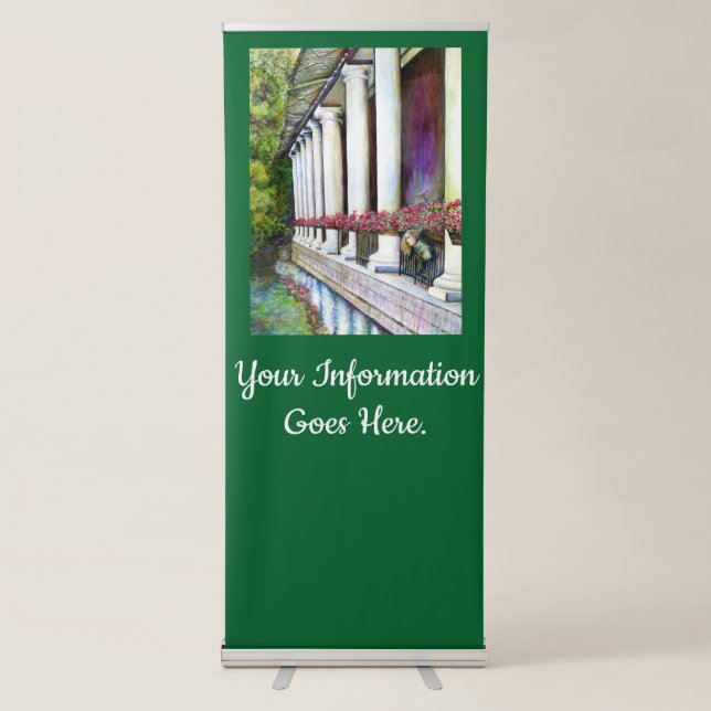 Comfort is the Enemy of Progress Retractable Banner (Front)
