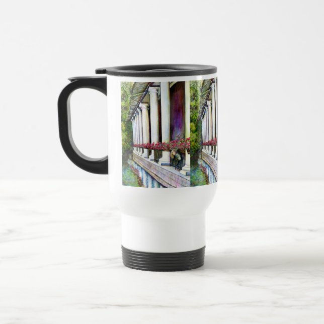 Comfort is the Enemy of Progress Travel Mug (Left)