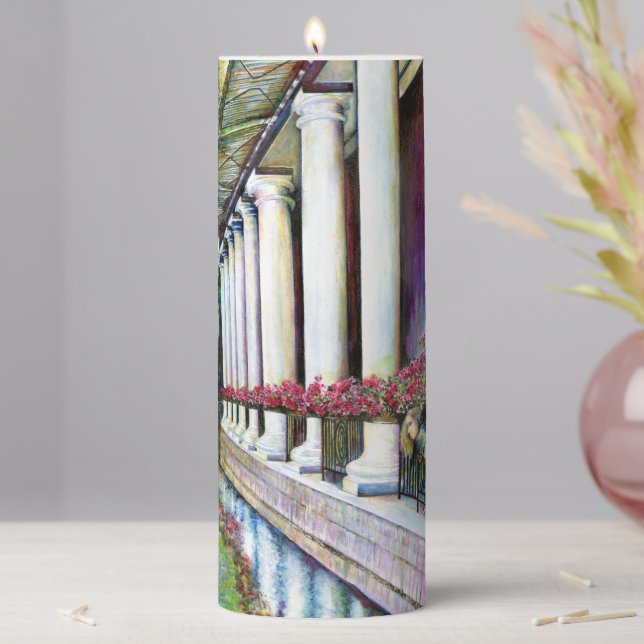 Comfort is then Enemy of Progress  Pillar Candle (In Situ)