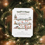 Comfort & Joy | Christmas Holiday Card<br><div class="desc">Christmas is a time of peace and magic; a wonderful holiday filled with comfort and joy. The whole fam under one roof, cookies in the oven, winter roaring outside the front door: It doesn’t really get much cozier than Christmas. Gather your nearest and dearest to read holiday stories, play board...</div>