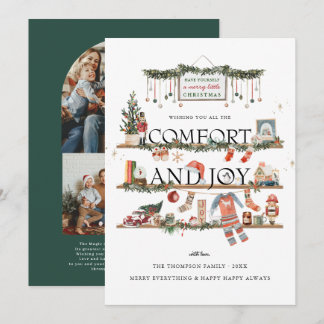 Comfort & Joy | Christmas Photo Holiday Card