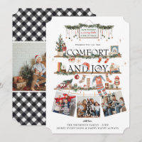 Comfort & Joy | Christmas Photo Holiday Card