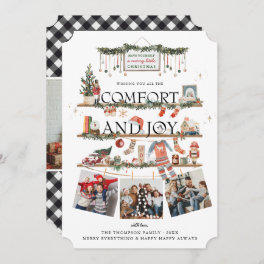 Comfort & Joy Christmas Photo Holiday Card
