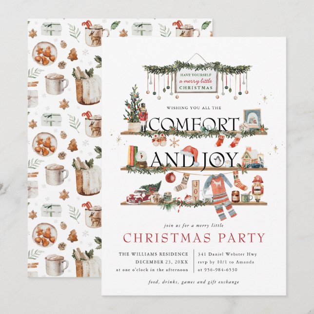 Comfort & Joy | Merry Little Christmas Party (Front/Back)
