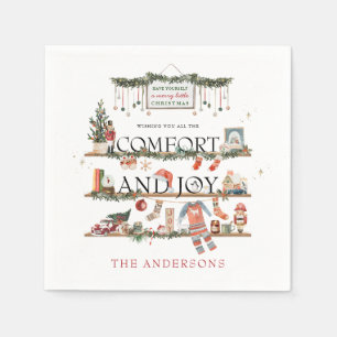 Comfort & Joy Merry Little Christmas Party Napkins