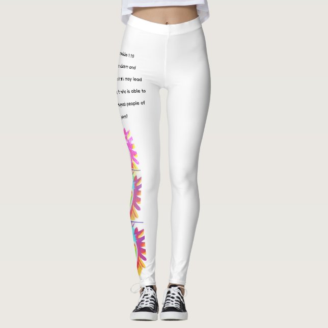 Comfort Meets Courage LK Logo Leggings  (Front)