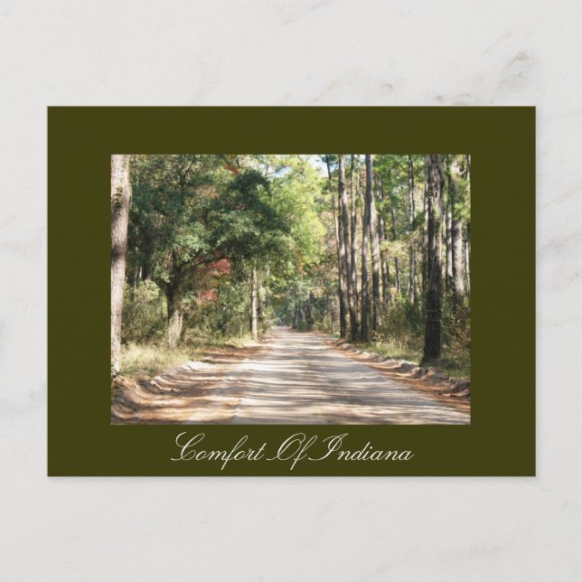 Comfort of Indiana Postcard (Front)