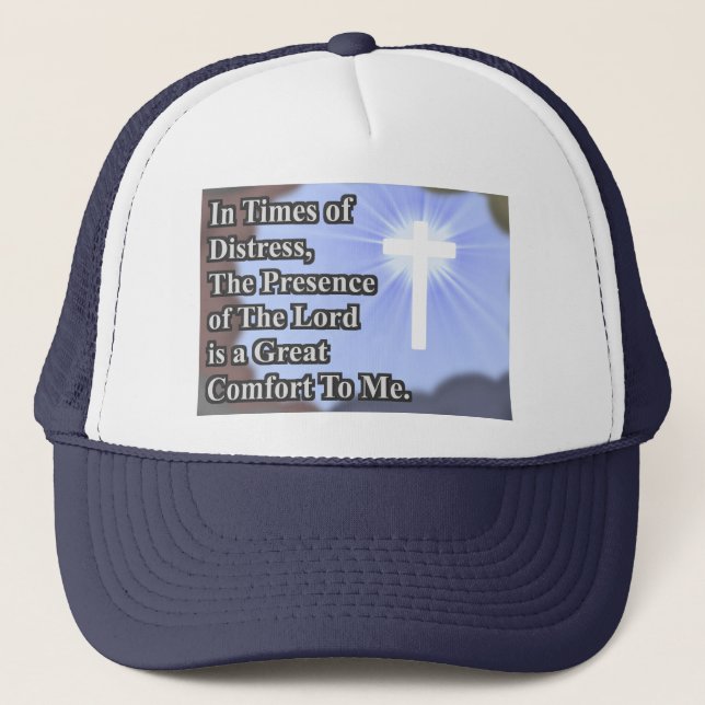 Comfort of The Lord Trucker Hat (Front)