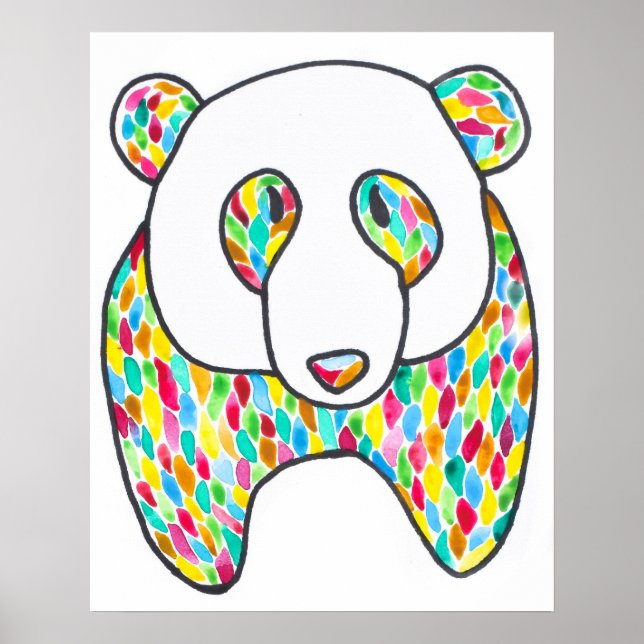 Comfort Panda Poster By Megaflora (Front)