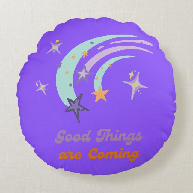 Comfort Redefined: Your Perfect Sleep  Round Pillow (Front)