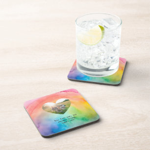 Comfort Remembrance Customizable Pet Sympathy Beverage Coaster