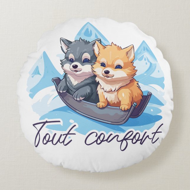 Comfort Round Pillow (Front)