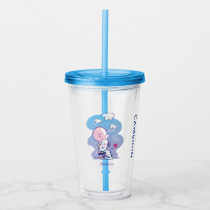 Comfort & Security   Charlie & Snoopy Hug Acrylic Tumbler