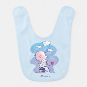 Comfort & Security Charlie & Snoopy Hug Baby Bib
