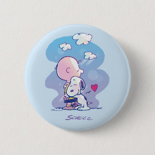 Comfort & Security Charlie & Snoopy Hug Button