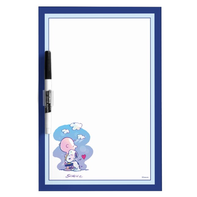 Comfort & Security | Charlie & Snoopy Hug Dry Erase Board (Front)
