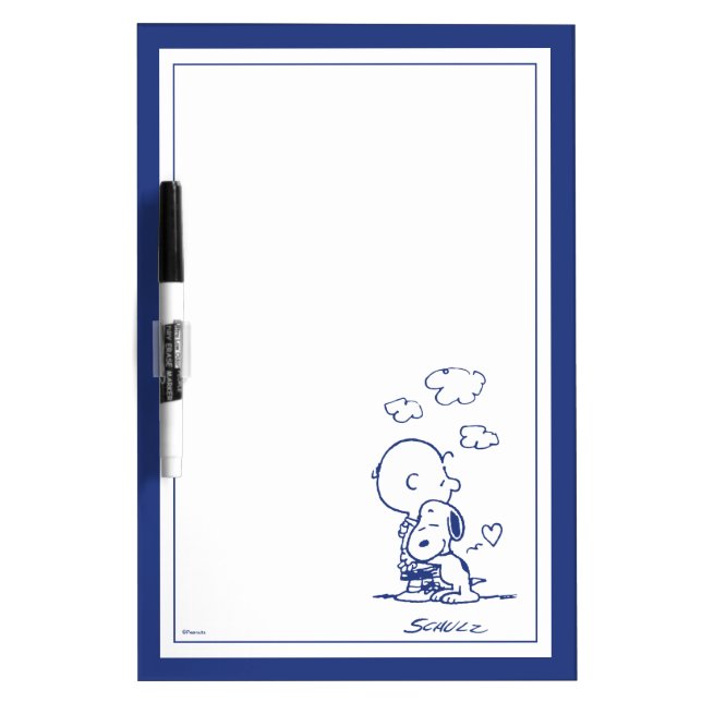Comfort & Security | Charlie & Snoopy Hug Dry Erase Board (Front)