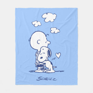 Comfort & Security Charlie & Snoopy Hug Fleece Blanket