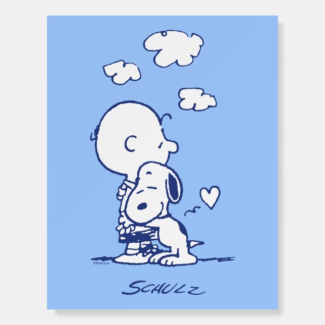 Comfort & Security | Charlie & Snoopy Hug Foam Board (Front)