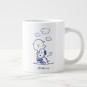 Comfort & Security Charlie & Snoopy Hug Giant Coffee Mug