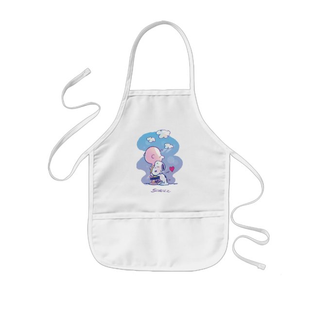 Comfort & Security | Charlie & Snoopy Hug Kids' Apron (Front)