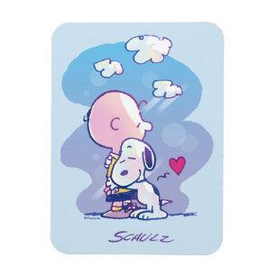 Comfort & Security Charlie & Snoopy Hug Magnet